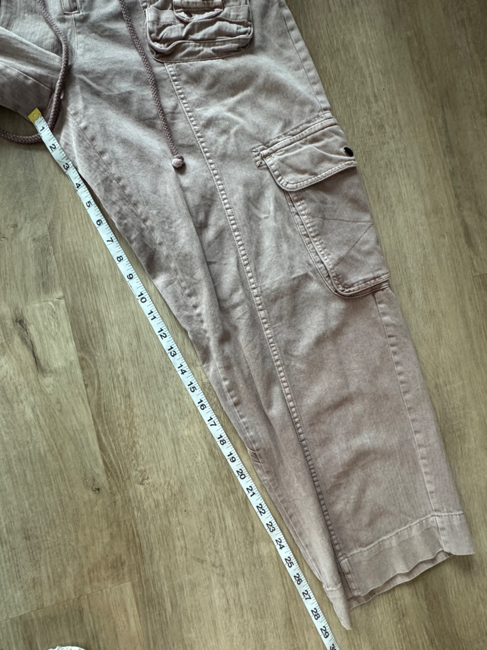 Free People Tahiti Pull-On Cargo Pants In Cashmere Size L - Picture 8 of 11